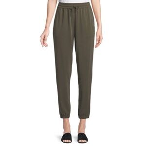 Vince Olive Green Jogger Pants Size L | Modal Blend | Style V510283163